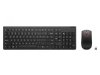 Lenovo Klawiatura i mysz Essential Wireless Combo Keyboard & Mouse Gen2 Black-US_English